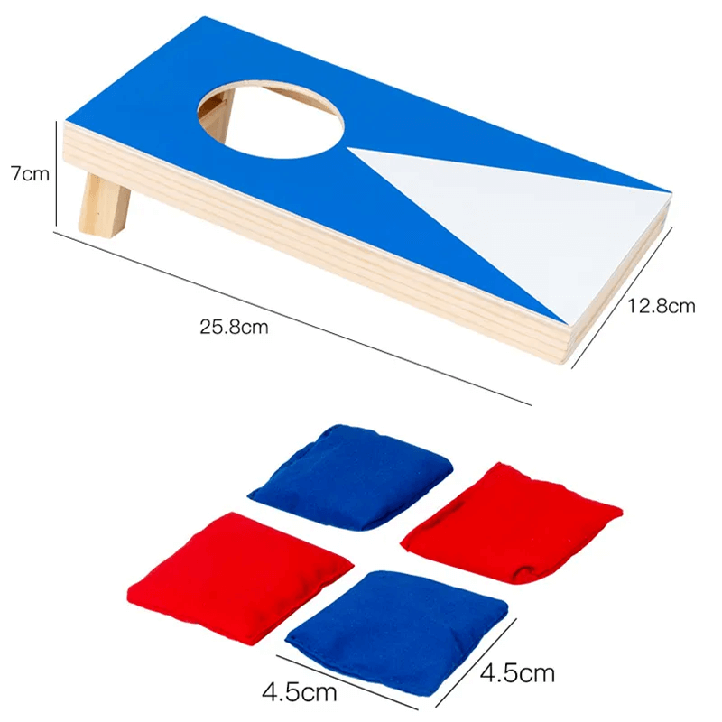 Erbsensack Cornhole Spiel