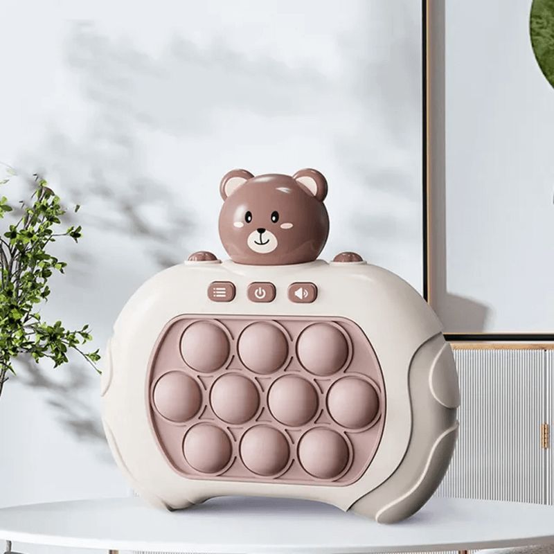 Pop It Quick Push Play Machine - Stressabbauendes und lehrreiches Zappelspielzeug