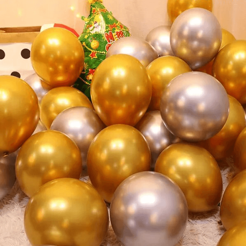 Fröhliche Weihnachten Ballons in mehreren Farben - Latex Ballons Party Ballons