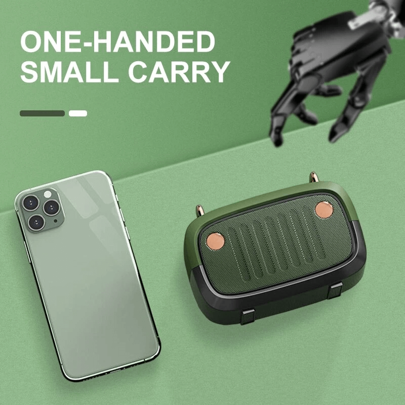 Tragbarer Lautsprecher im Retrolook