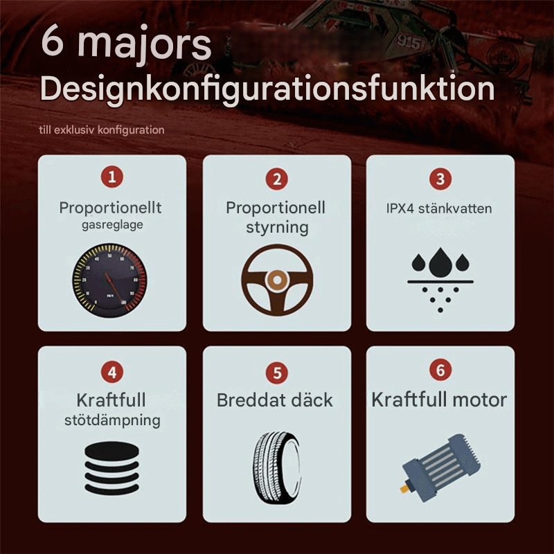 1:16 RC Car 50km/h - 4x4 Off-Road Monster Truck mit 4WD und 2.4G Fernsteuerung