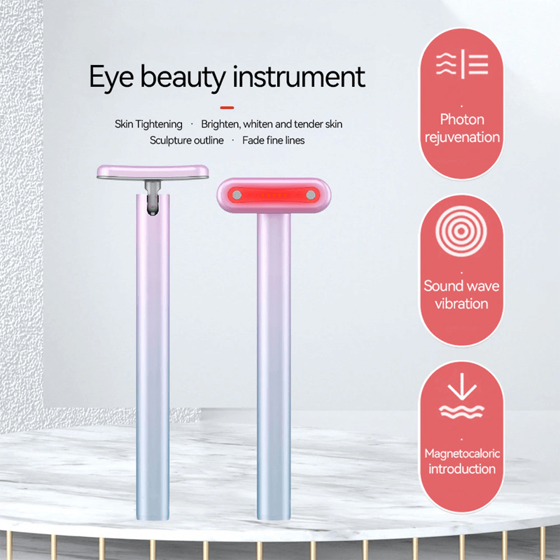 4-in-1-Gesichtsstab Anti-Aging-Rotlicht-Therapie