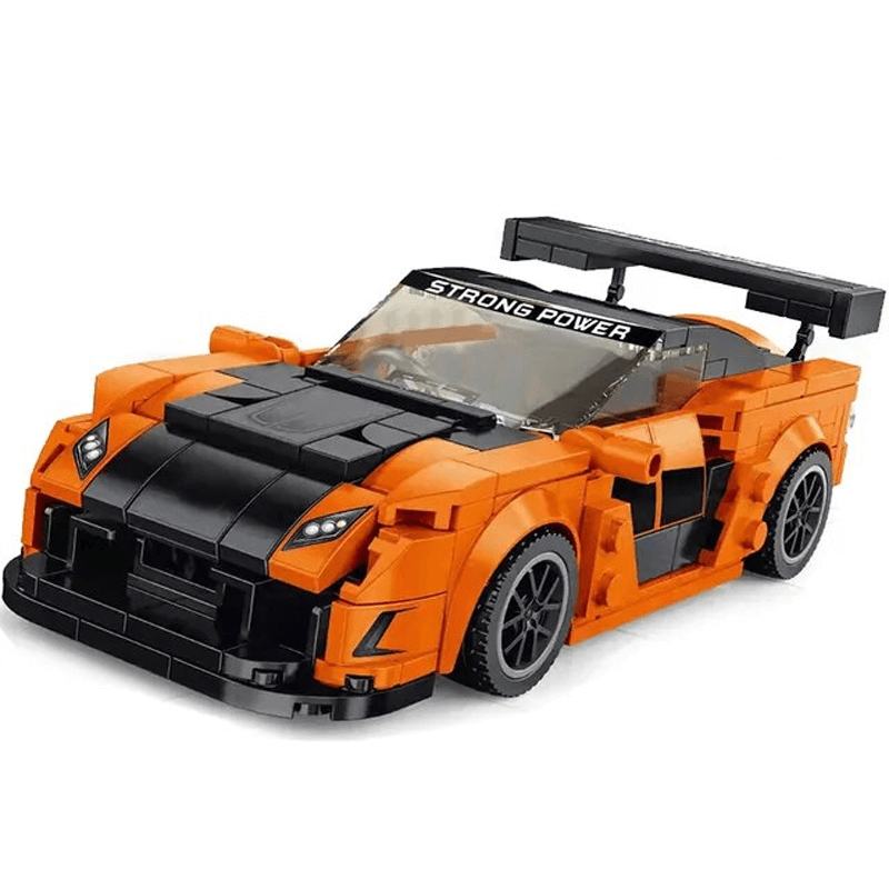 Sportwagen-Bauklötze für Kinder - Realistische Rennwagen DIY-Set