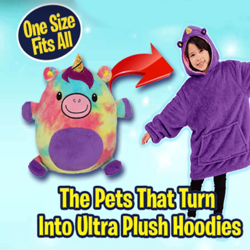 Kinder-Kuscheltier-Kapuzenpulli