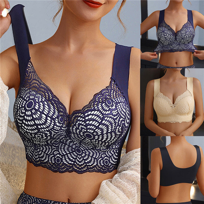 ComfortMax - Nahtloser BH in Übergröße für Frauen M-5XL - Kabelloser Minimizer - Push Up