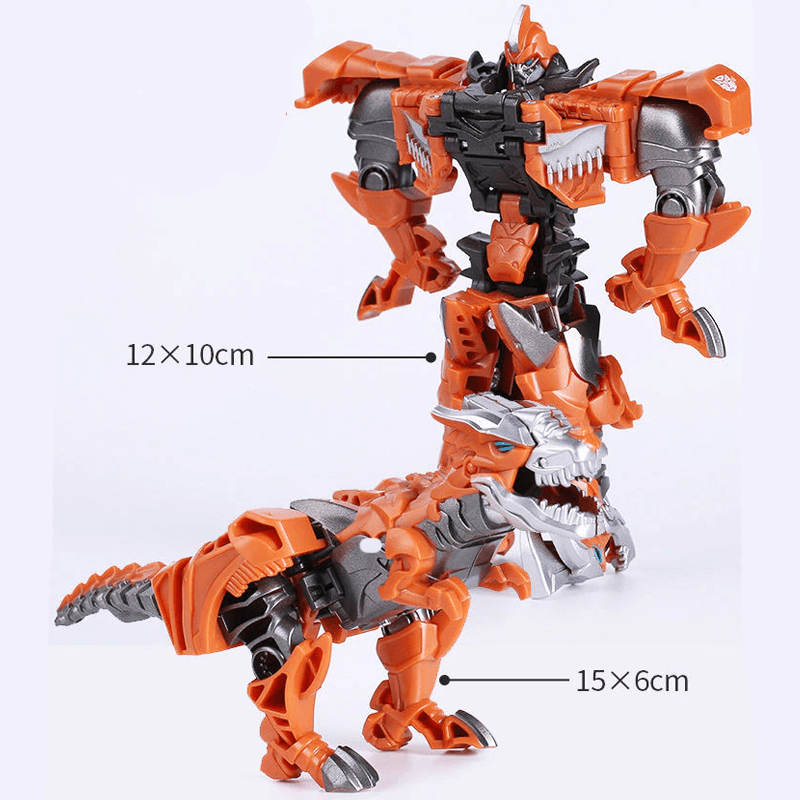 Dynamisches transformatives Roboterauto - Optimus Toy, 1-Schritt-Verwandlung, Roboter & Dinosaurier-Actionfigur für Jungen