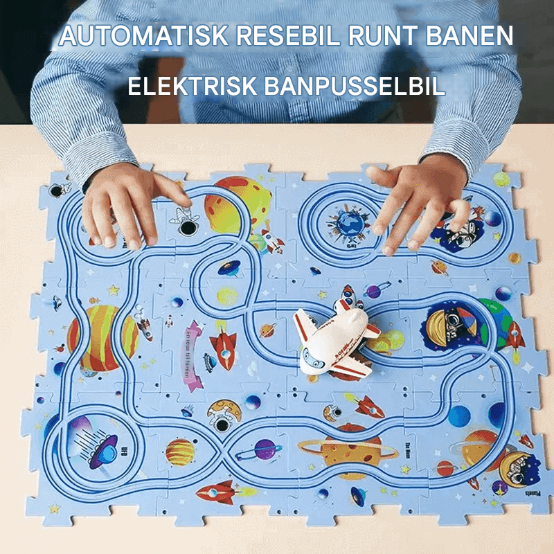 Puzzle-Eisenbahnspielzeug - Motorisches und kreatives Spielset für Kinder zum Selbermachen