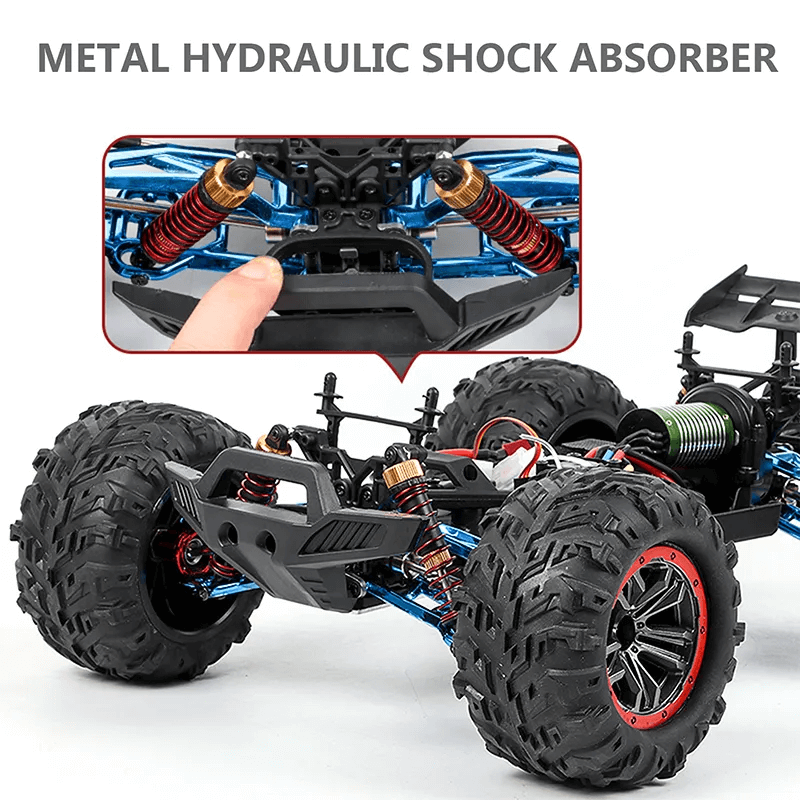 2.4G 4WD Brushless RC Car - Hochgeschwindigkeits-Off-Road-Rennfahrzeug mit 80 km/h