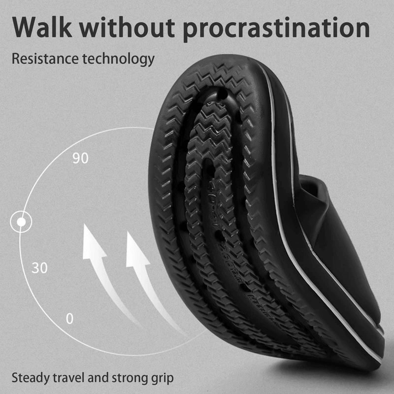 Bequeme Hausschuhe mit dicker Sohle