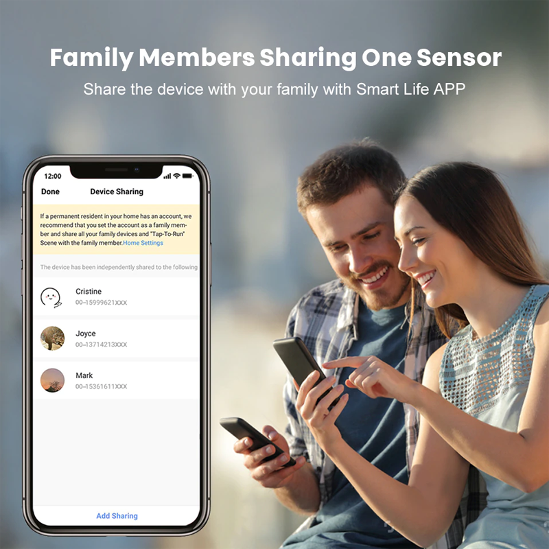 Intelligenter Türsensor mit WiFi und Bluetooth