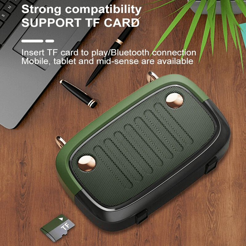 Tragbarer Lautsprecher im Retrolook