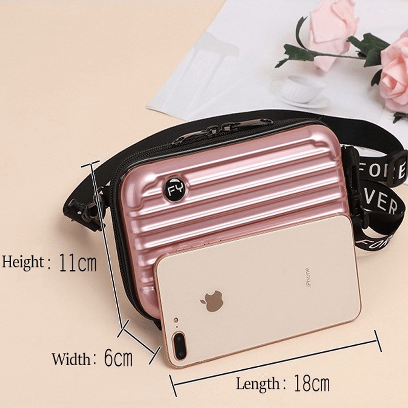 Von der Reisetasche inspirierte Crossbody-Tasche