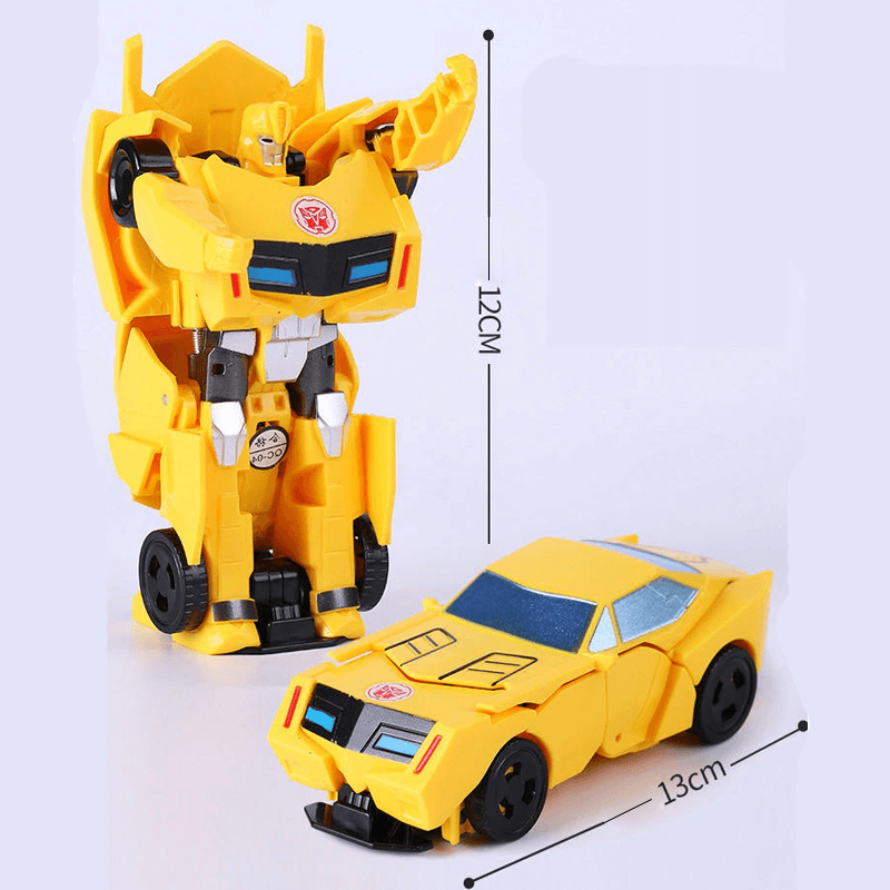 Dynamisches transformatives Roboterauto - Optimus Toy, 1-Schritt-Verwandlung, Roboter & Dinosaurier-Actionfigur für Jungen