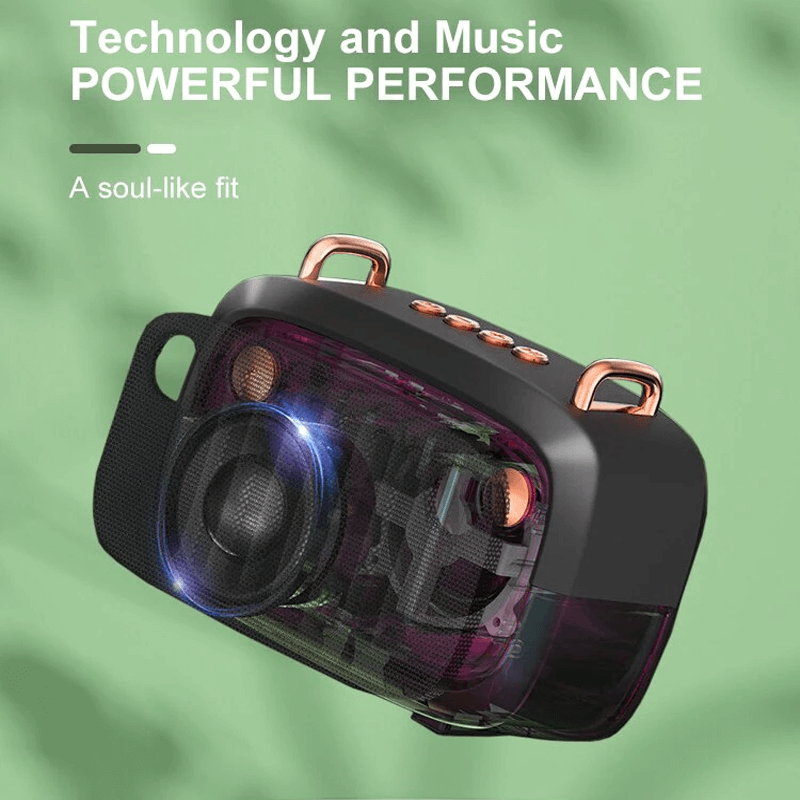 Tragbarer Lautsprecher im Retrolook