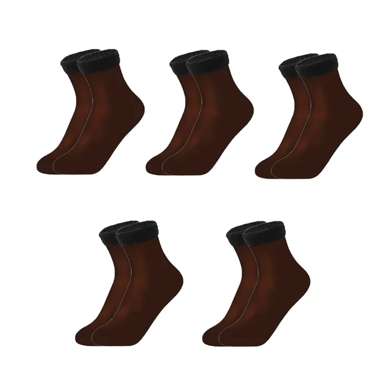 Wintersocken aus weichem Samt