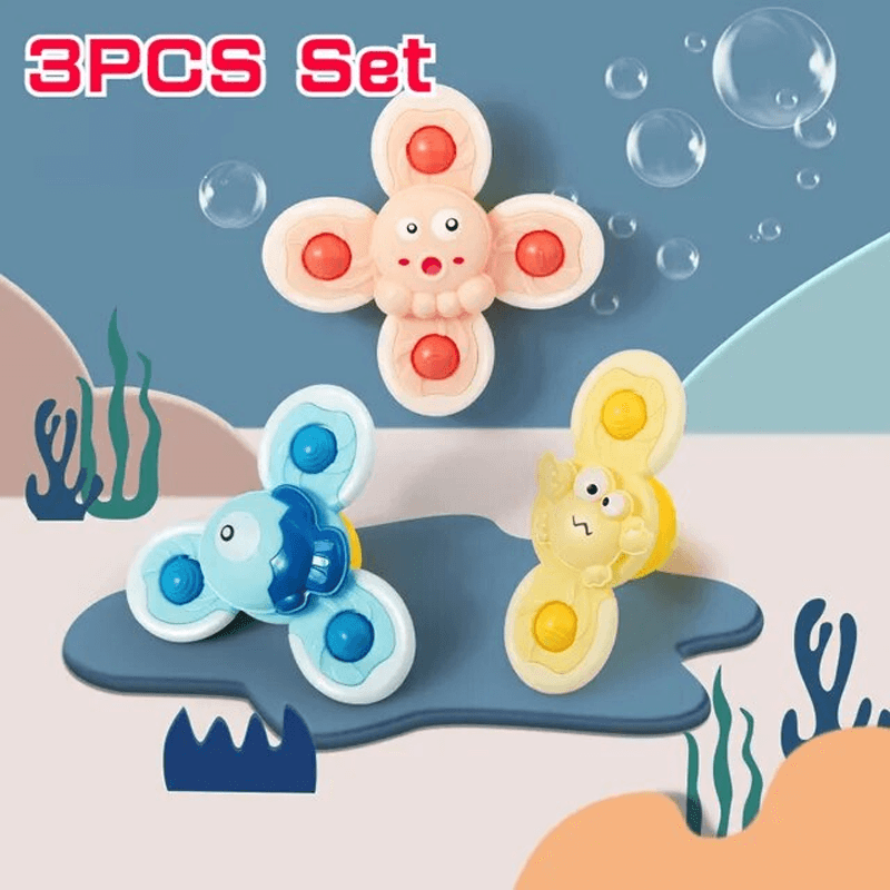 Baby Spinner Spielzeug mit Saugeffekt - Stimuliert die sensorische und kognitive Entwicklung
