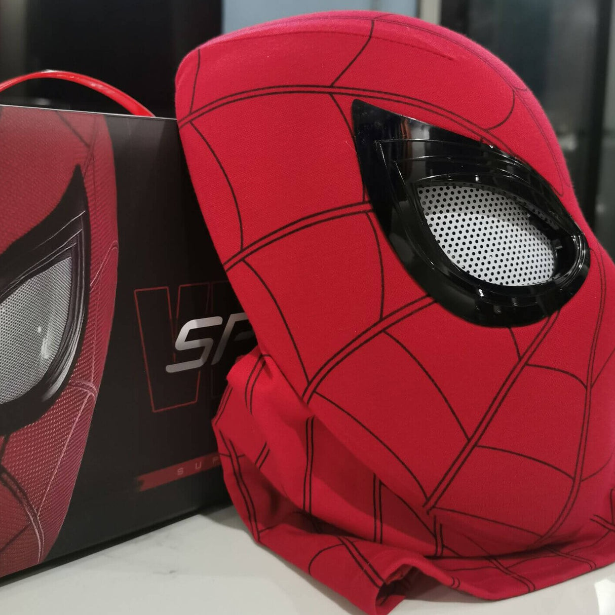 Spider-Man Maske mit beweglichen Augen