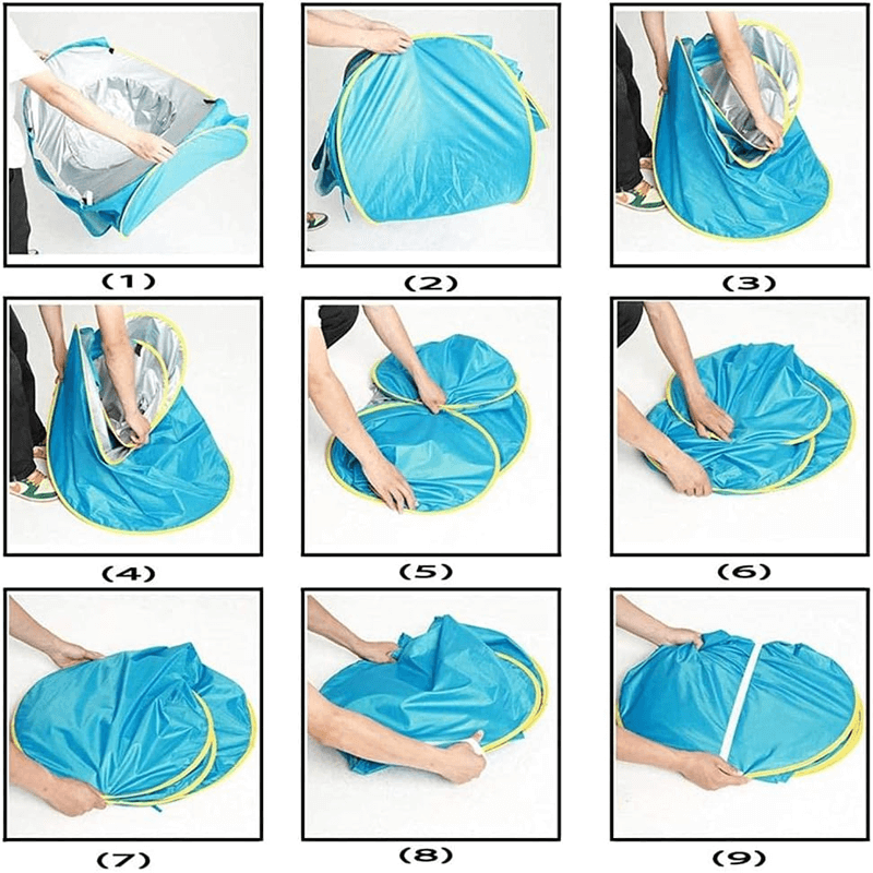 Pop-Up UV-Zelt mit Pool Strandzelt Sonnenzelt