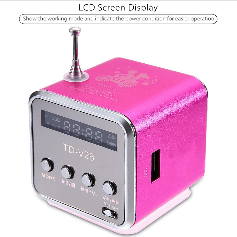 Mini Radio Bluetooth Lautsprecher
