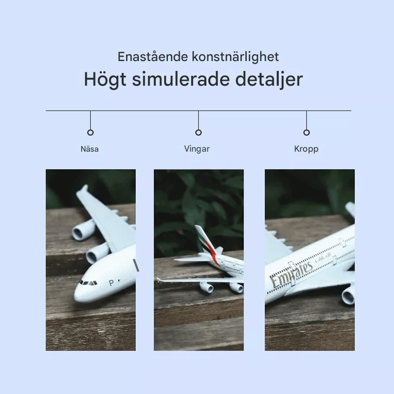 Metallflugzeugsammler im Maßstab 1:400 - Perfektes Geschenk für Kinder und Erwachsene