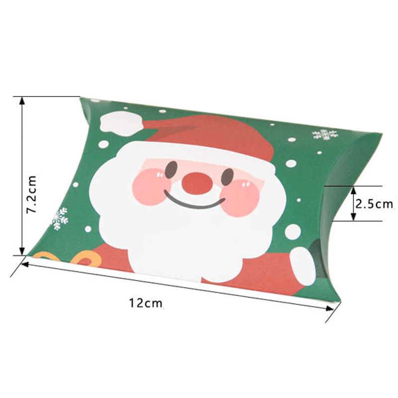 12 Stk. Weihnachtstüten Geschenktüten für Weihnachtsgeschenke - Vorgefaltete Weihnachtsgeschenke