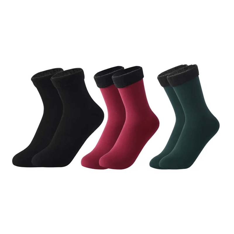 Wintersocken aus weichem Samt