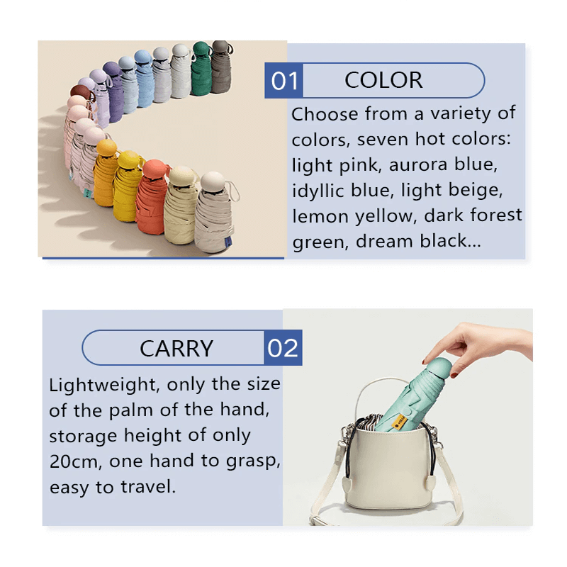 Kompakter Faltschirm