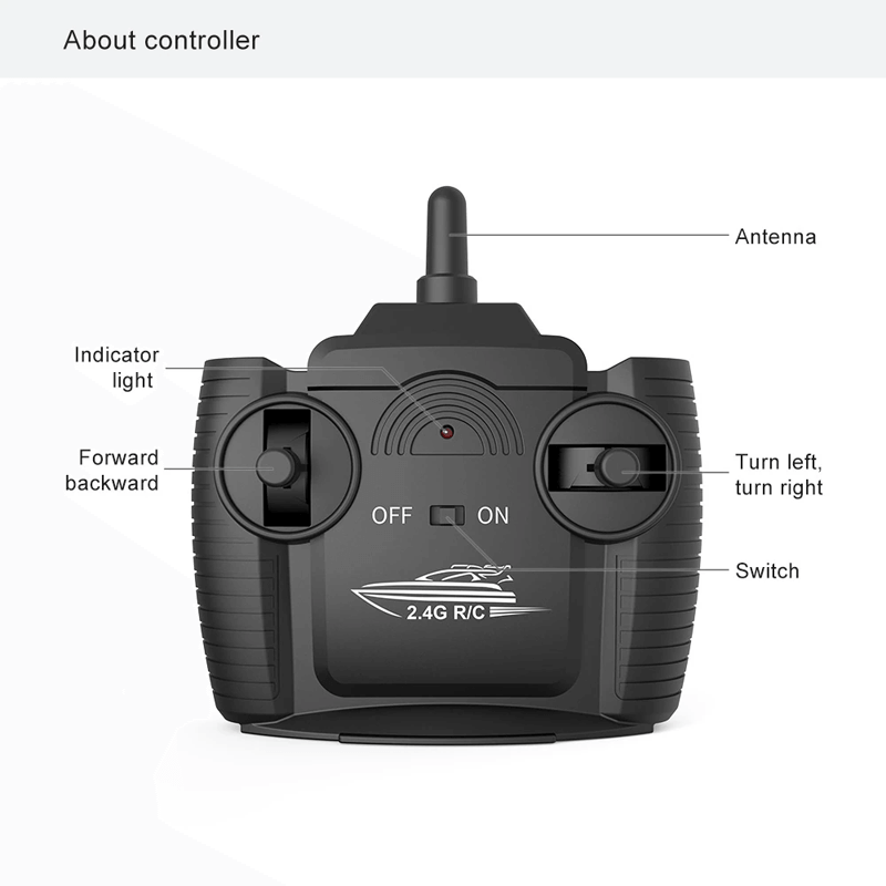 Schnelles ferngesteuertes Boot - 25km/h Rennboot mit IPX4 Wasserdichtigkeit und Wasserkühlung