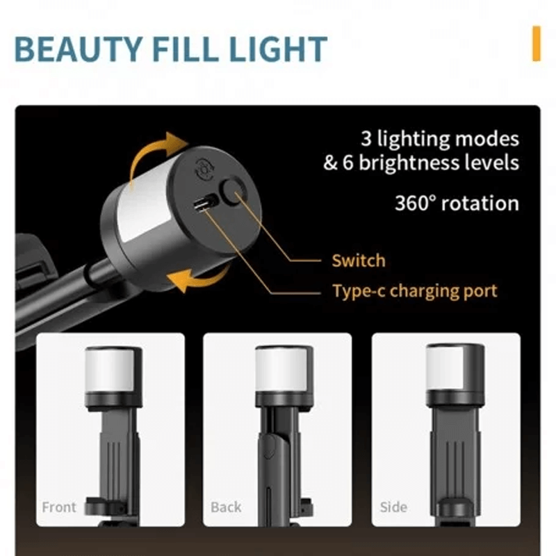 Selfie-Stick-Stativ mit Fernbedienung