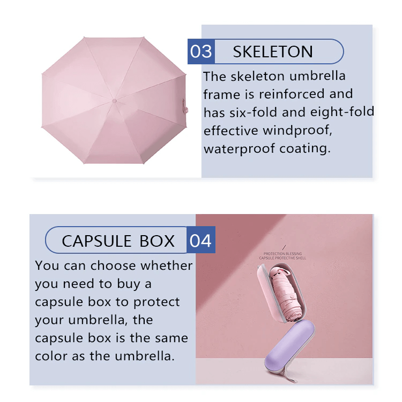 Kompakter Faltschirm