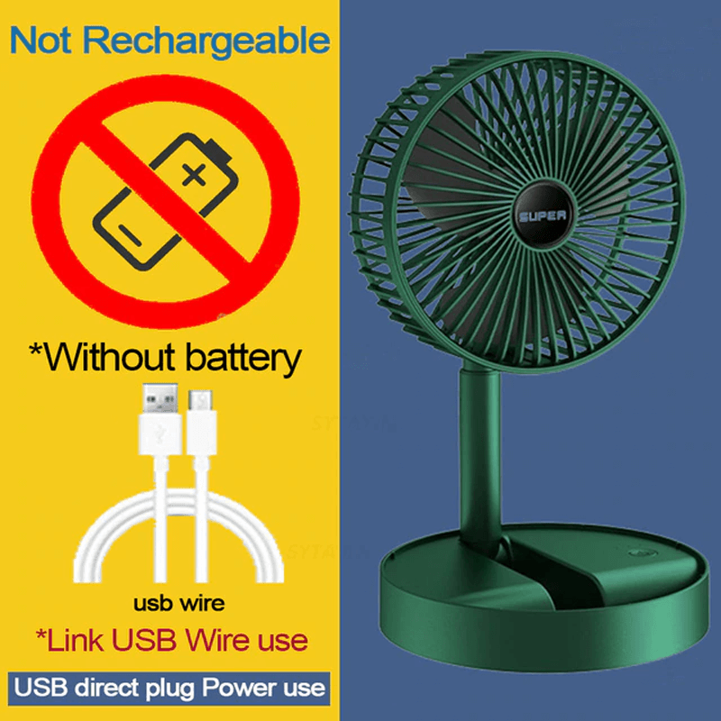 Zusammenklappbarer Teleskopventilator