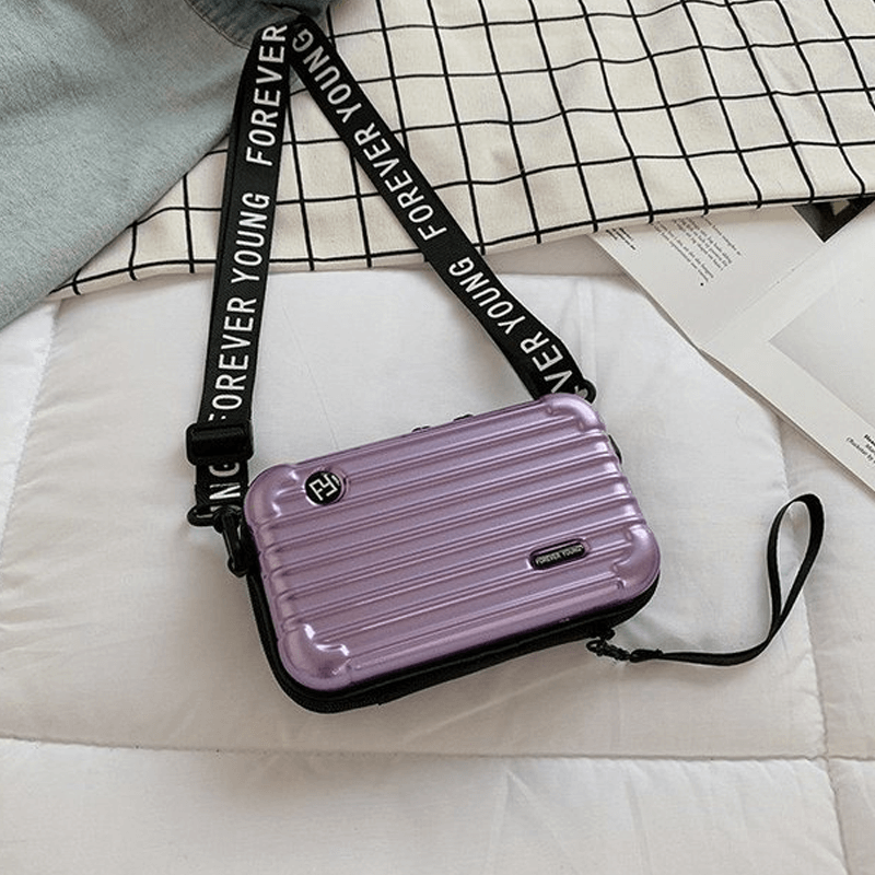 Von der Reisetasche inspirierte Crossbody-Tasche