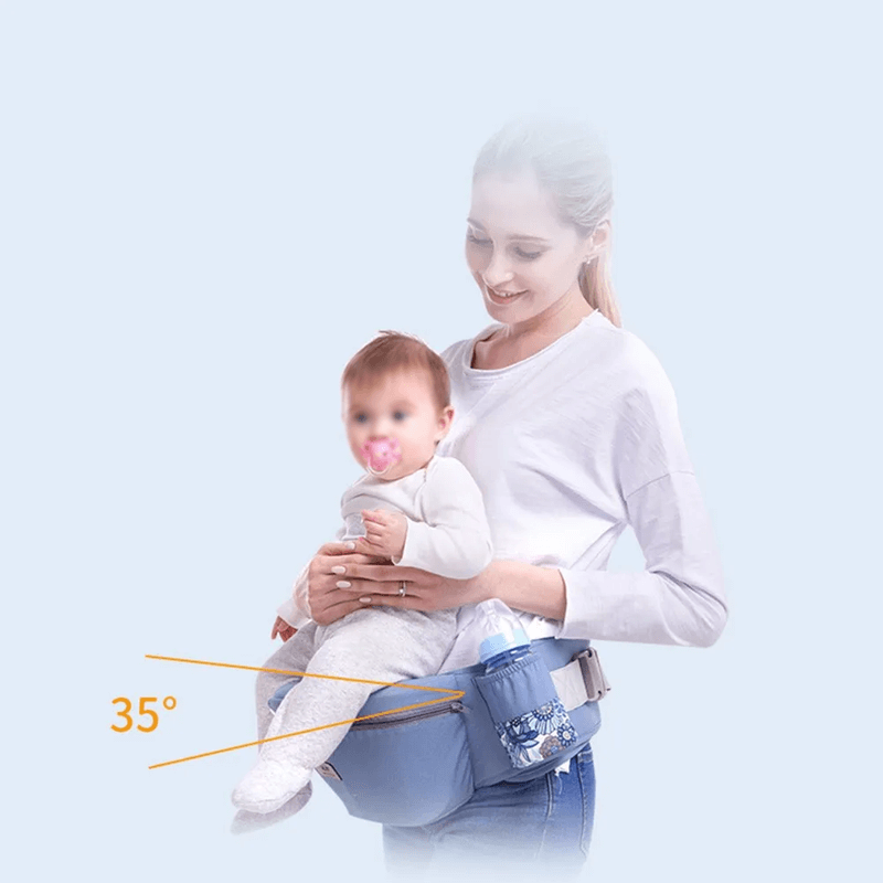 Ergonomische Babytrage mit Aufbewahrung