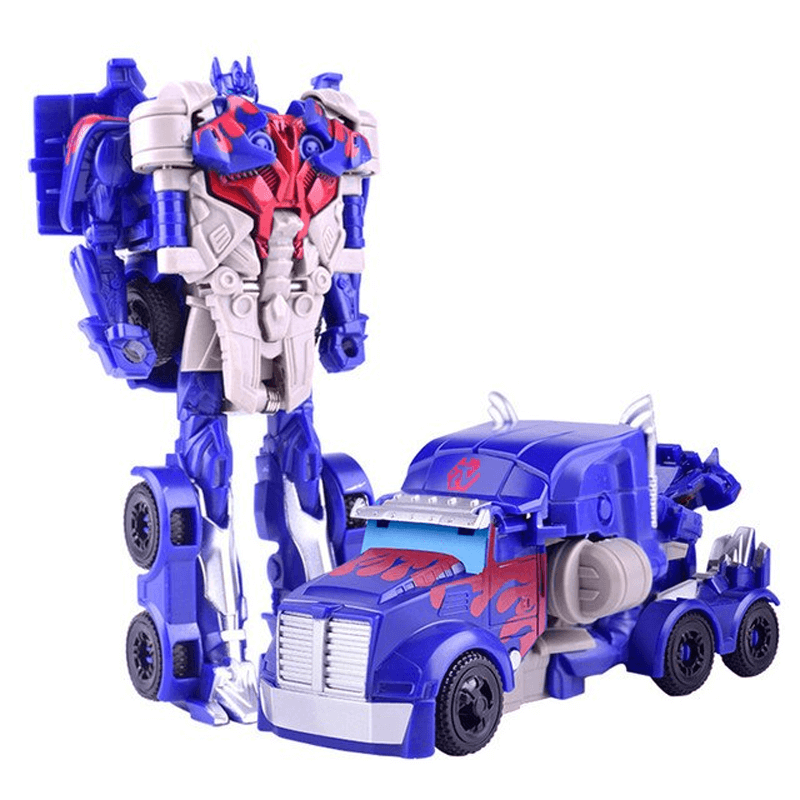 Dynamisches transformatives Roboterauto - Optimus Toy, 1-Schritt-Verwandlung, Roboter & Dinosaurier-Actionfigur für Jungen