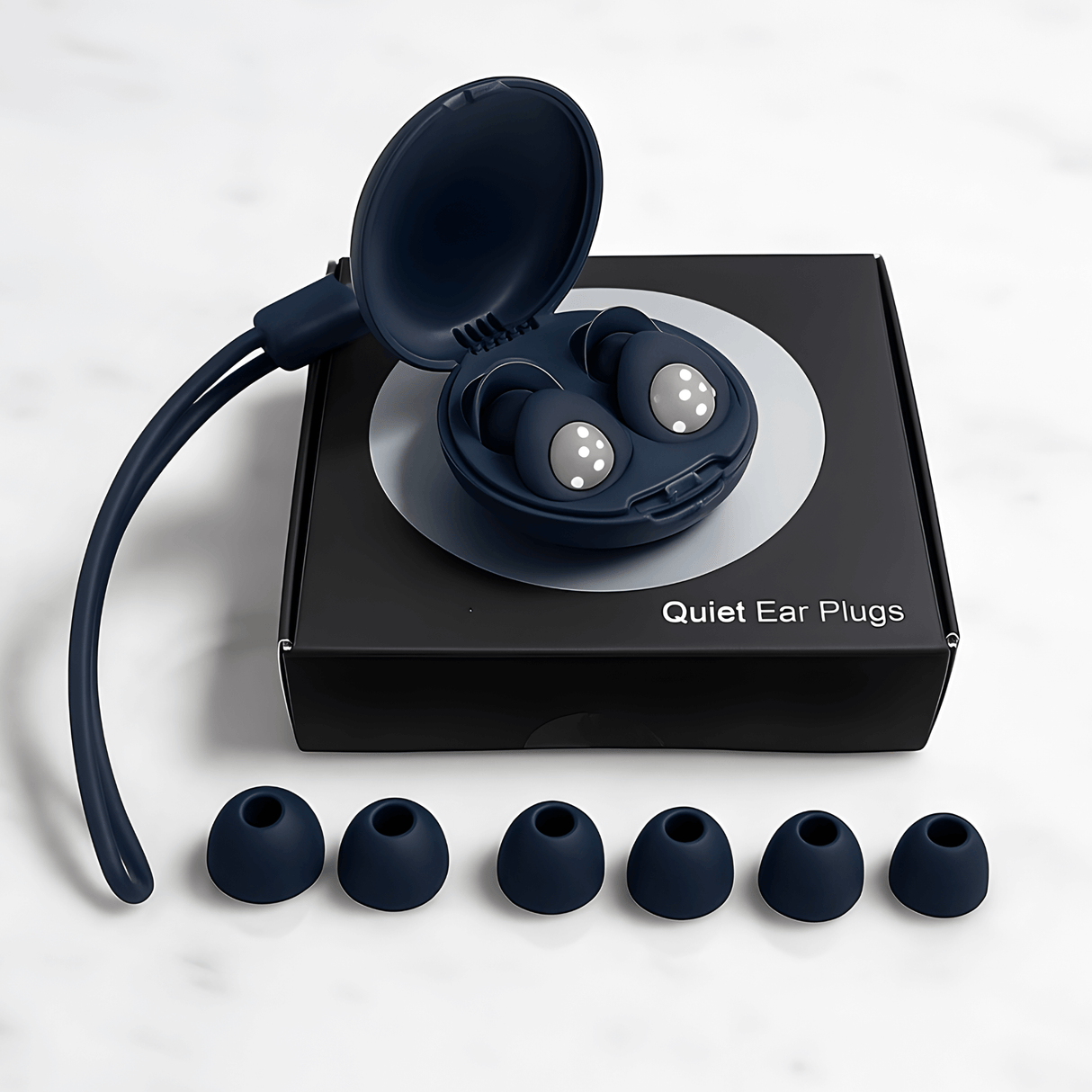 SilenEase - Weiche wiederverwendbare Silikon Ohrstöpsel für Schlaf, Reisen & Konzentration