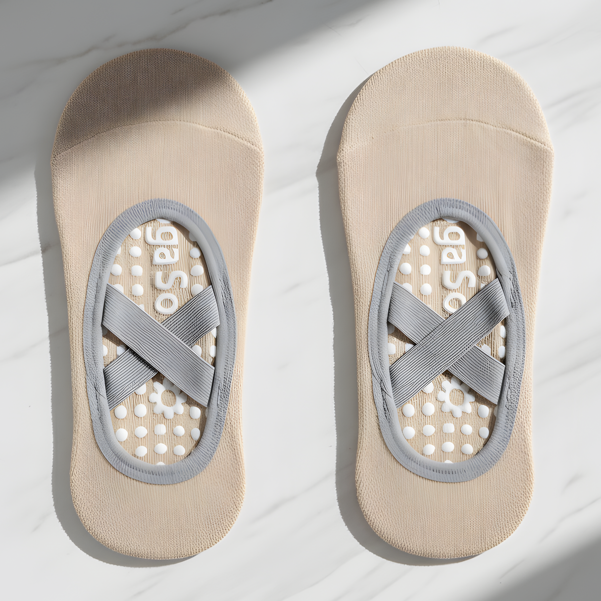 GripFlow - Rutschfeste Yoga- und Pilates-Socken mit atmungsaktivem Komfort & Stabiler Grip