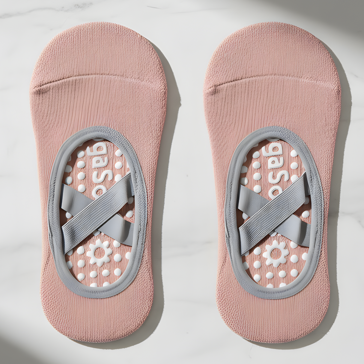 GripFlow - Rutschfeste Yoga- und Pilates-Socken mit atmungsaktivem Komfort & Stabiler Grip