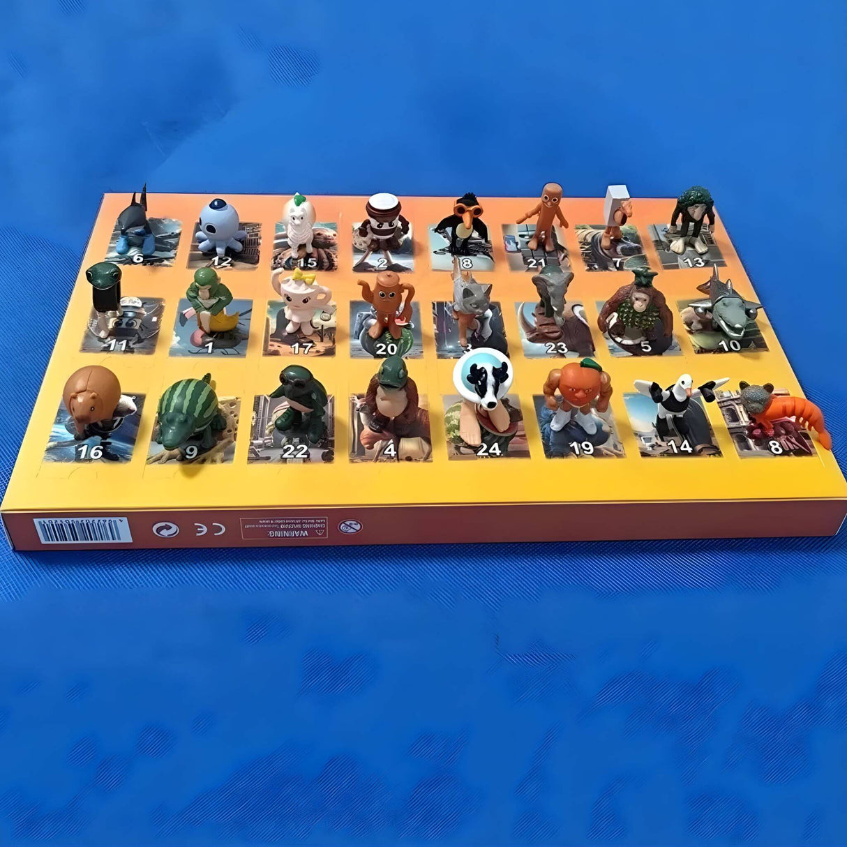 MiniFun - Italienische Mindrot-Figuren Set mit 24 verschiedenen Figuren