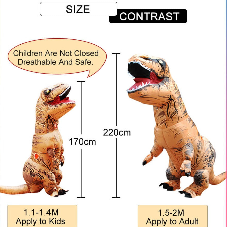 Aufblasbarer T-Rex Dinosaurier