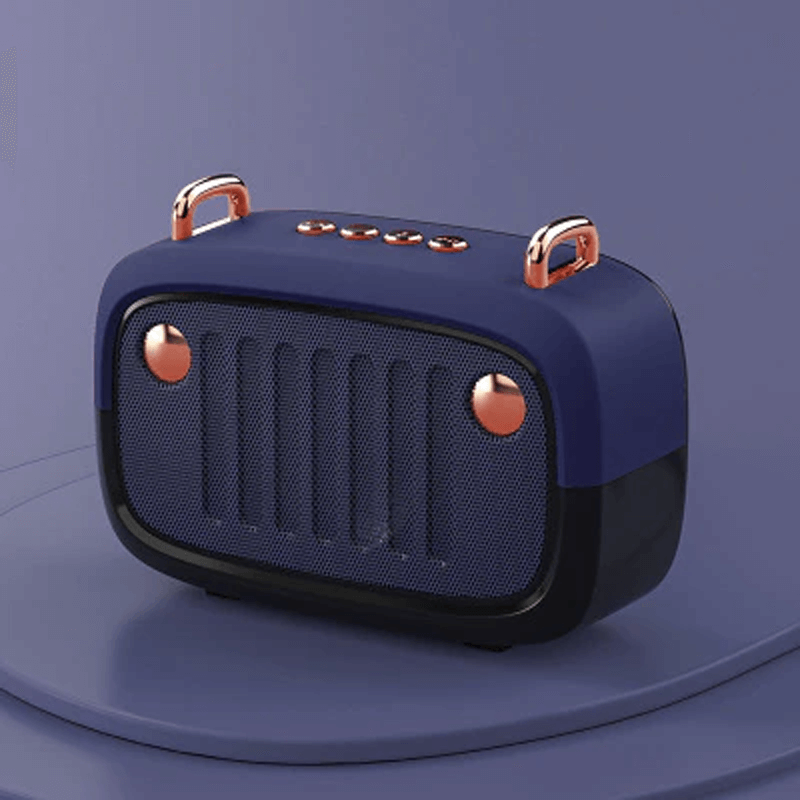 Tragbarer Lautsprecher im Retrolook