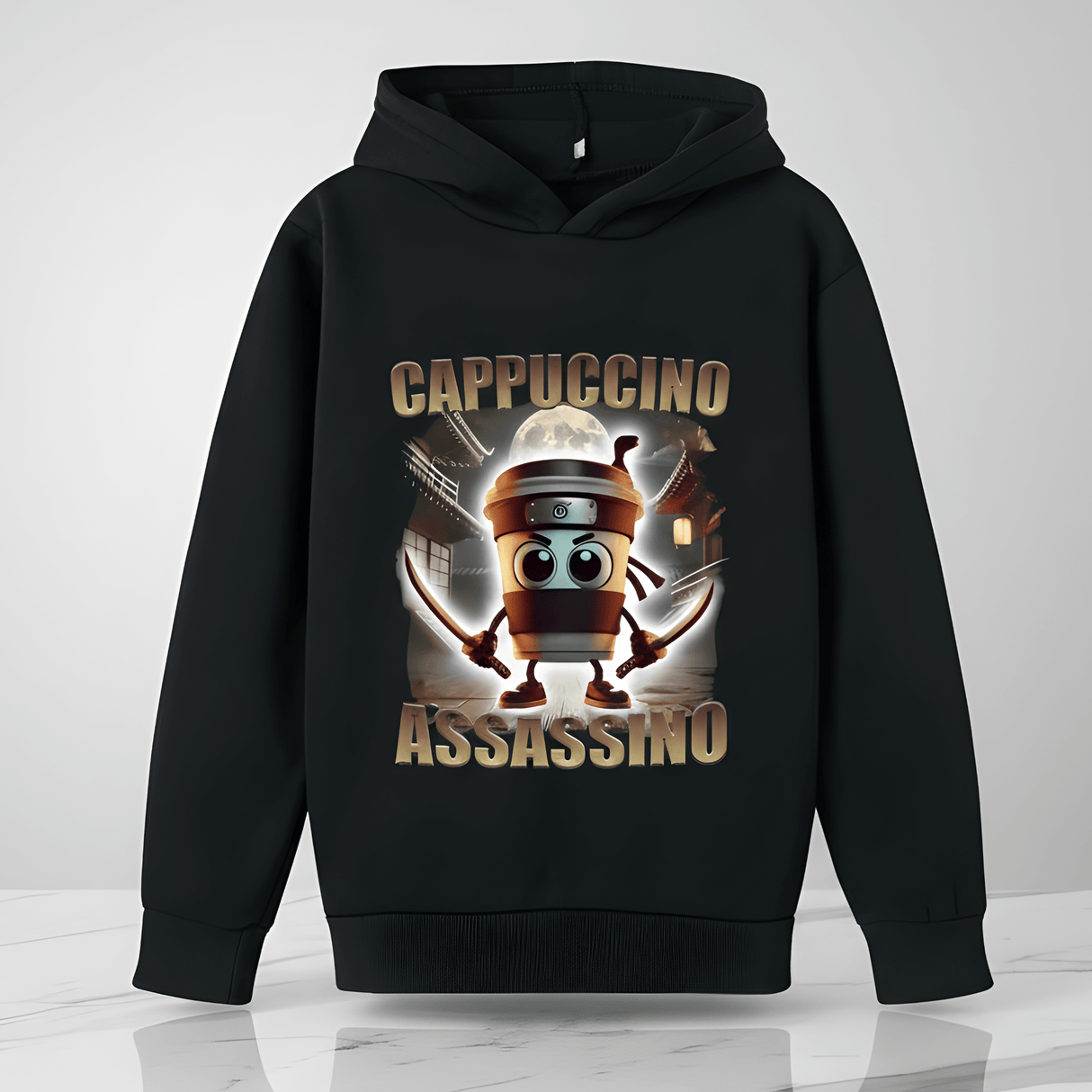 GiggleWear - Hoodie mit italienischen Mindrot-Figuren für Kinder & Erwachsene