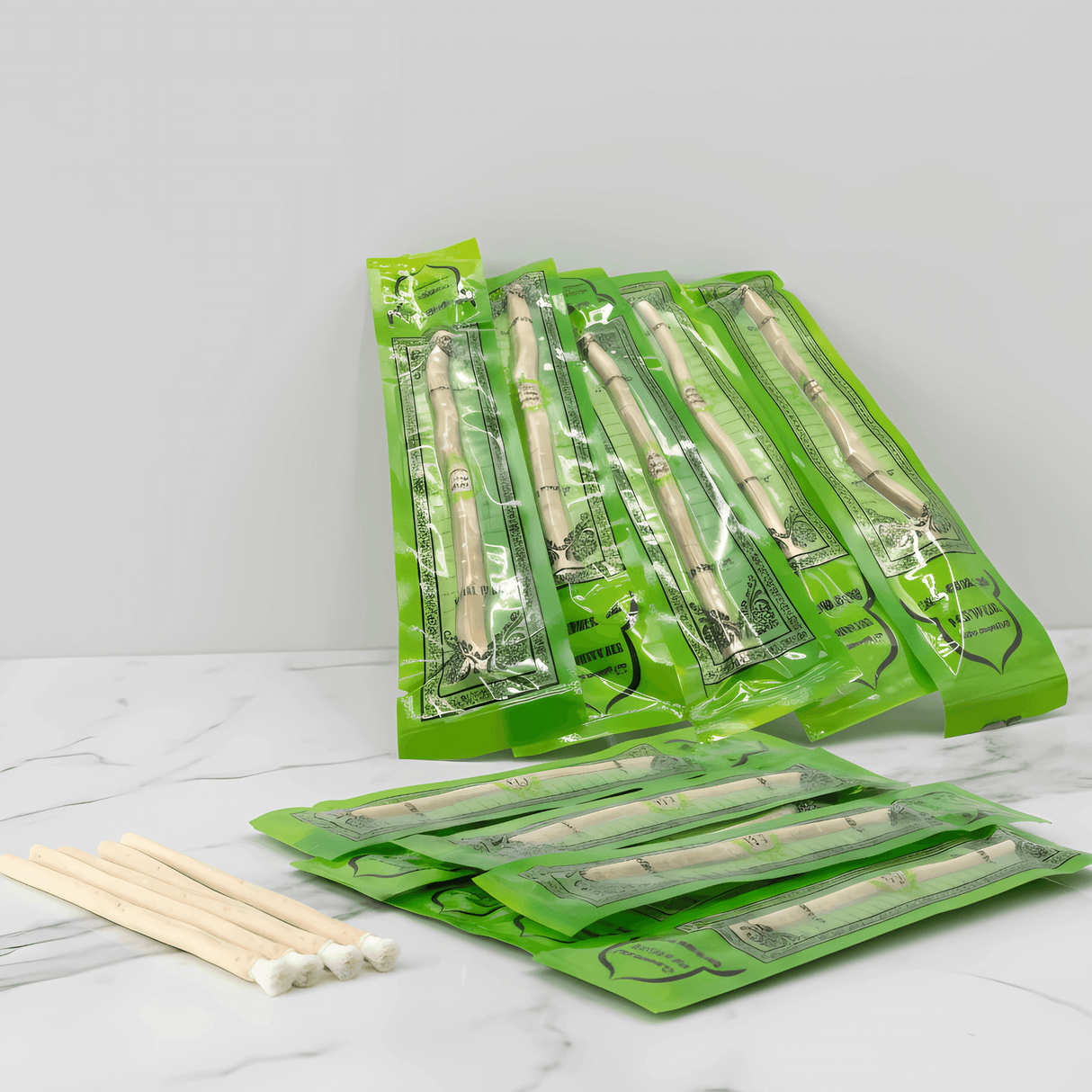 HerbaBrush - Natürliche Zahnbürste von Miswak für die traditionelle Zahnpflege und auf Reisen