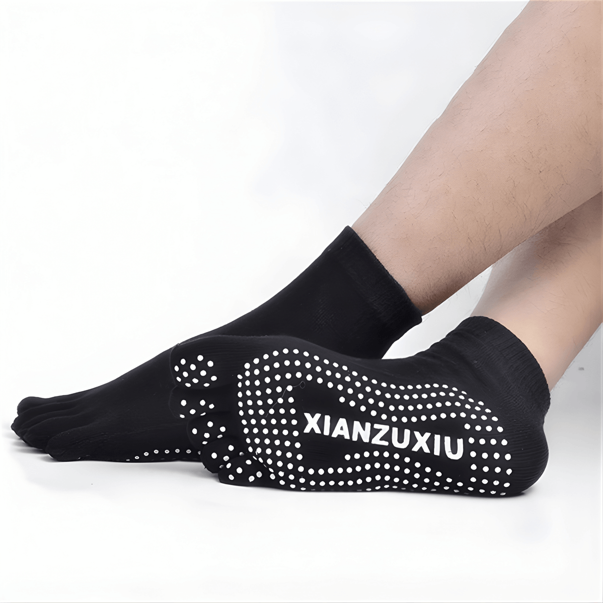 SoftGrip - Rutschfeste Fünf-Zehen-Socken für Yoga, Pilates & Übung