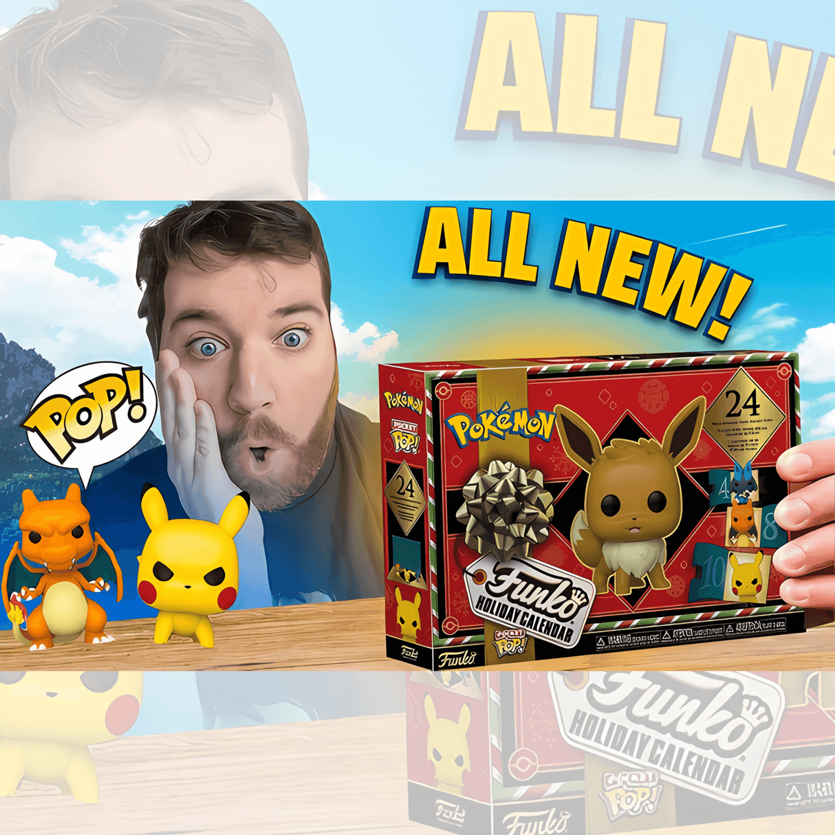 PokéMyst - Poke 24-Tage-Adventskalender mit Mystery Pocket Pops für Sammler und Kinder