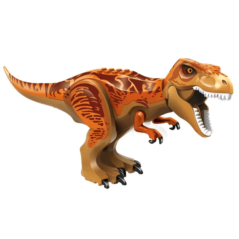 Dinosaurier-Bauklötze für Kinder - T-Rex Figur | pädagogisch & Lustiges ABS-Kunststoffspielzeug für kreatives Spielen & Feinmotorische Fähigkeiten