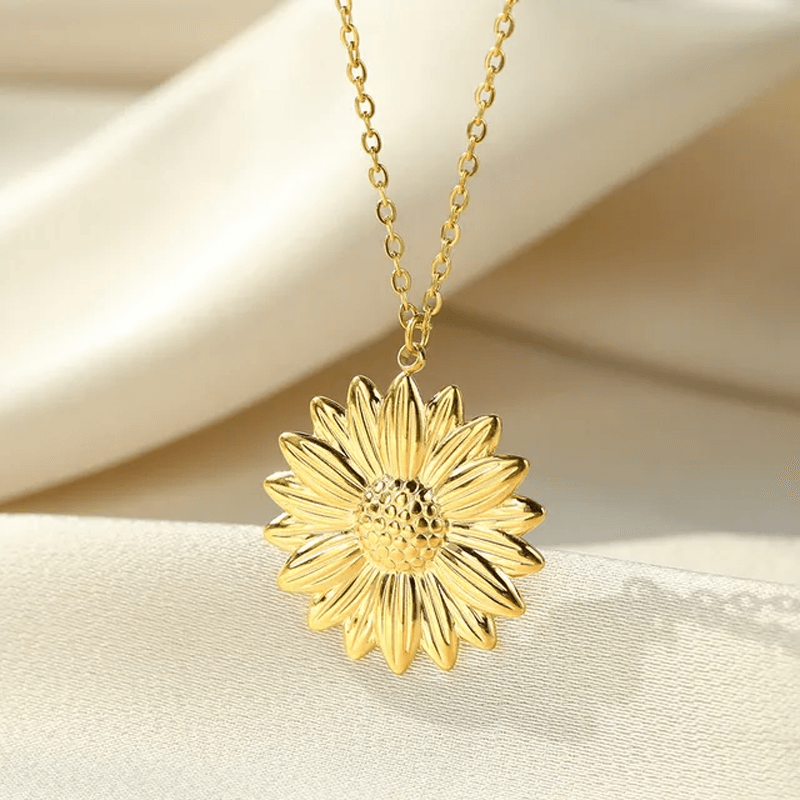 Sonnenblume Halskette Schmuck