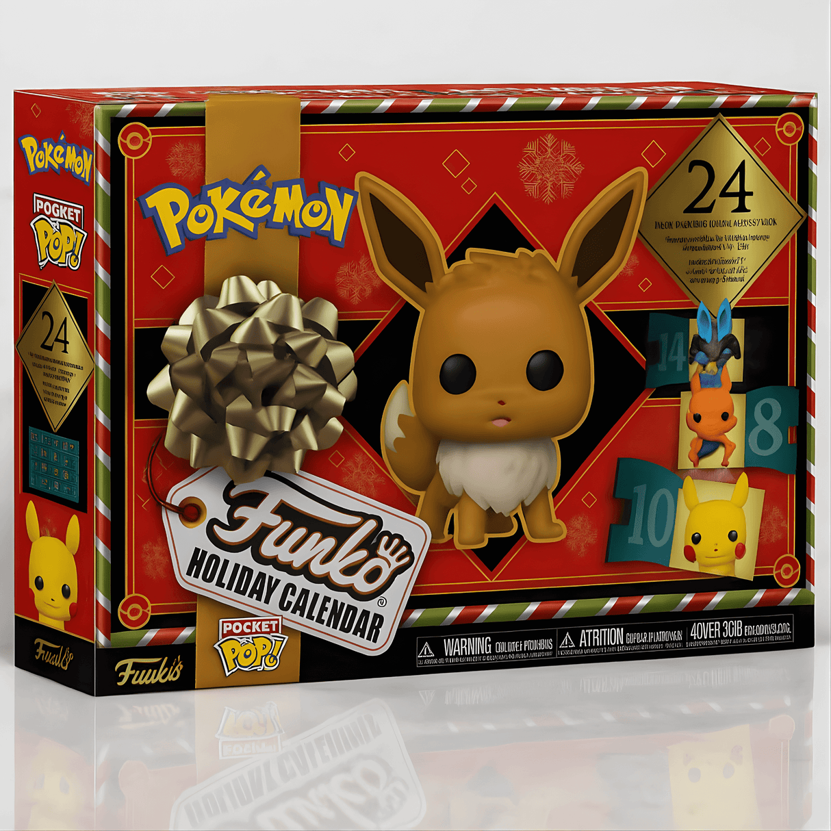 PokéMyst - Poke 24-Tage-Adventskalender mit Mystery Pocket Pops für Sammler und Kinder