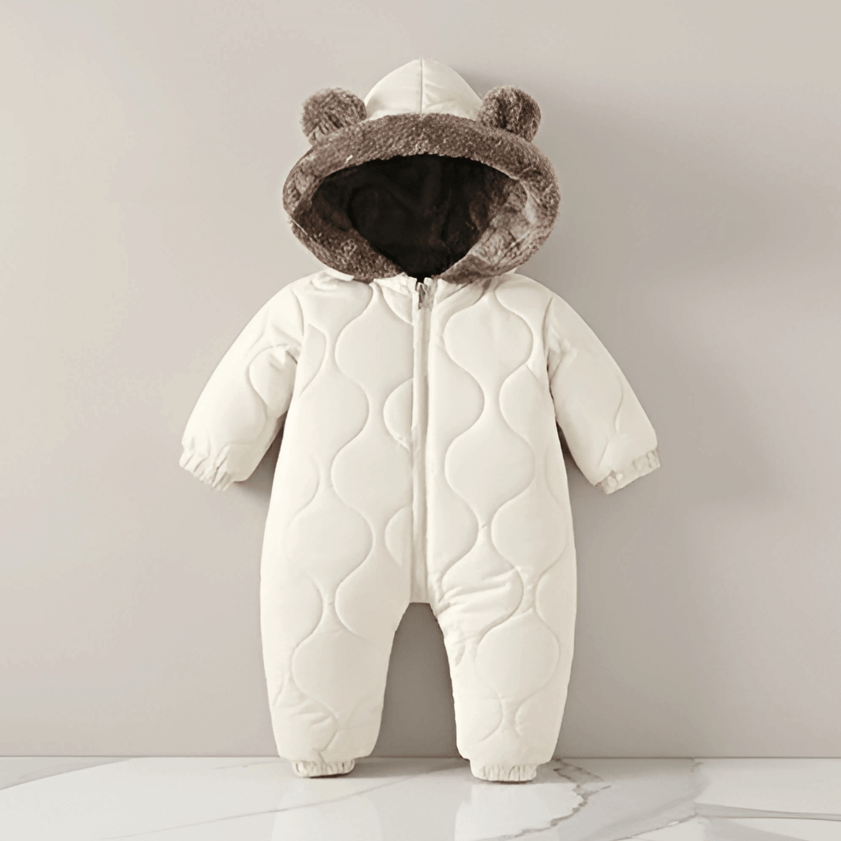 SnugCub - Baby Winteroverall mit Fleece-Futter, Kapuze & Warmer Komfort