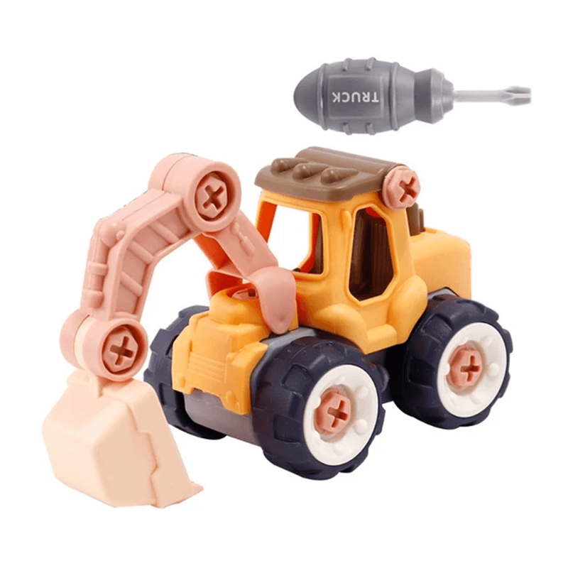 Mini-Bagger-Baukasten - Sicheres und nachhaltiges Spielen für Kinder