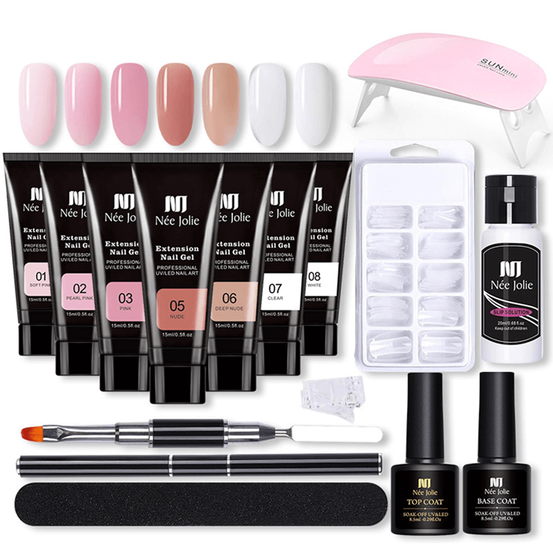 Nagelverlängerungsset mit UV-Lampe